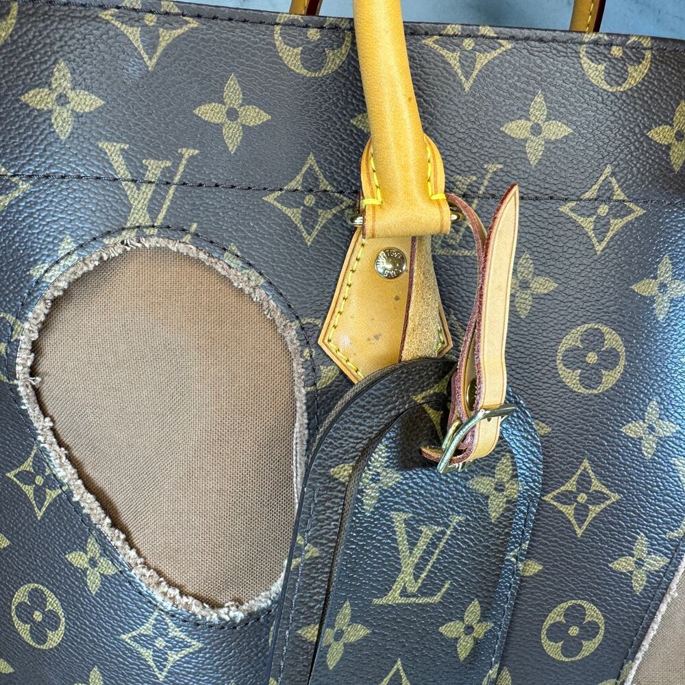 Louis Vuitton Rei Bag with Holes Monogram Comme De Garcons Iconoclasts LV Tote - Picture 14 of 15